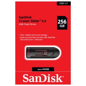 SanDisk Cruzer Glide 256GB SDCZ600 USB 3.0 Pen Drive